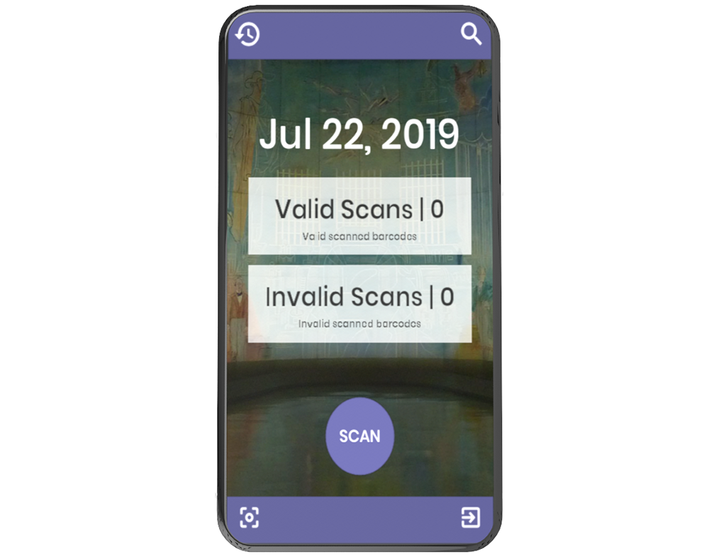 Barcodes Scanner - Easy to use barcode scanner app to validate tickets and membership cards.