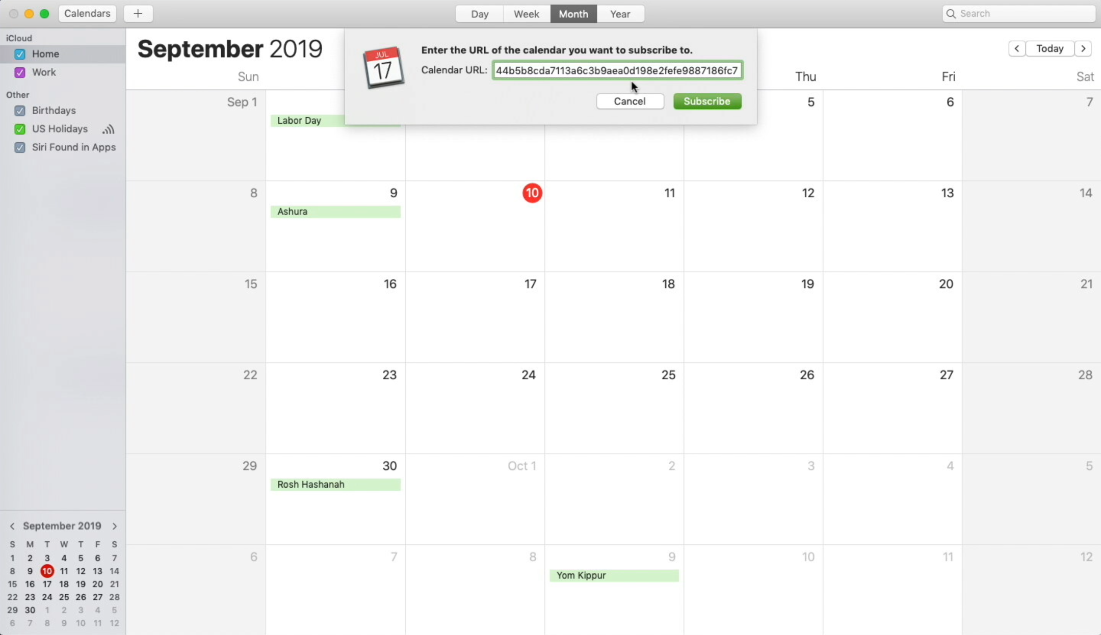 How to import Altru Events into Calendar for Mac Social Good Software