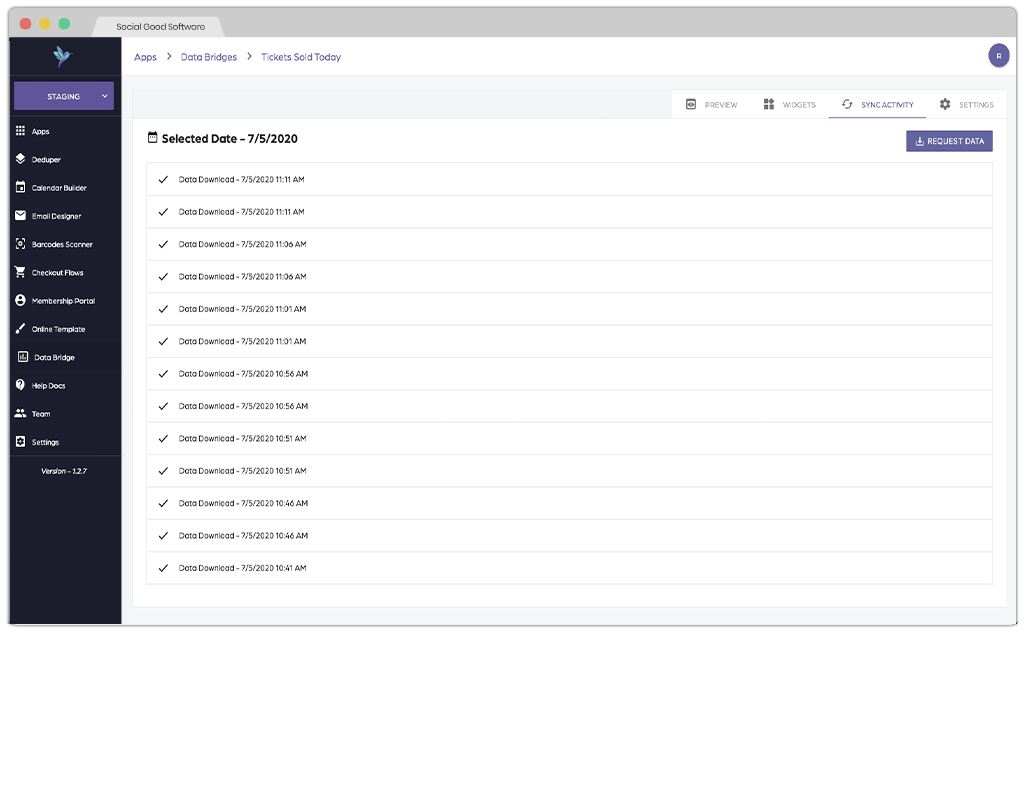 Data Bridge automatic updates