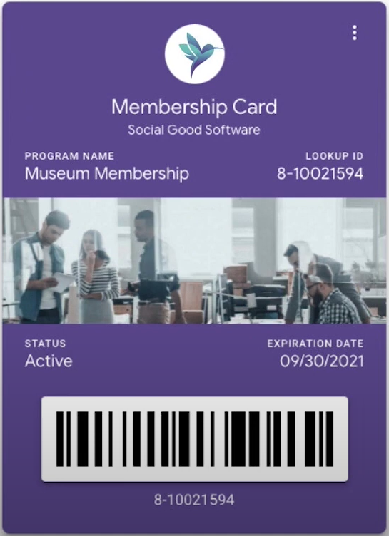 Digital Membership Cards