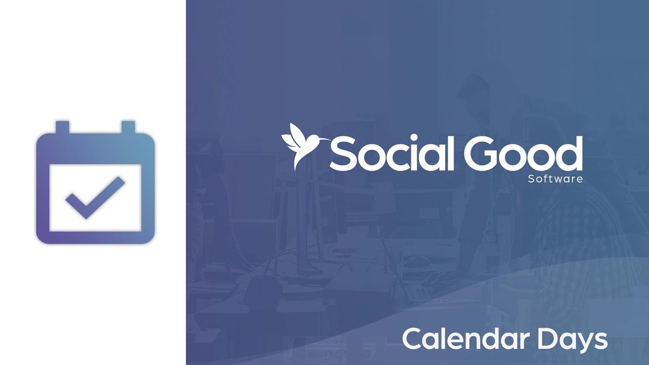 How to set up calendar days