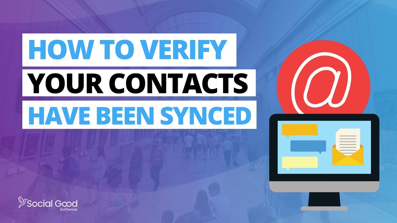 How to verify your contacts have been synced