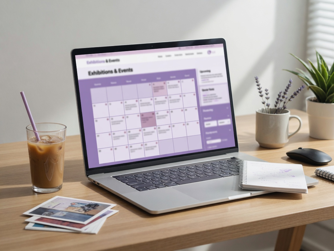Embedding a public events calendar on a website