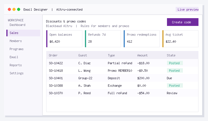 Query on Actual Promo Code Used in a Sales Order or Back Office in Blackbaud Altru