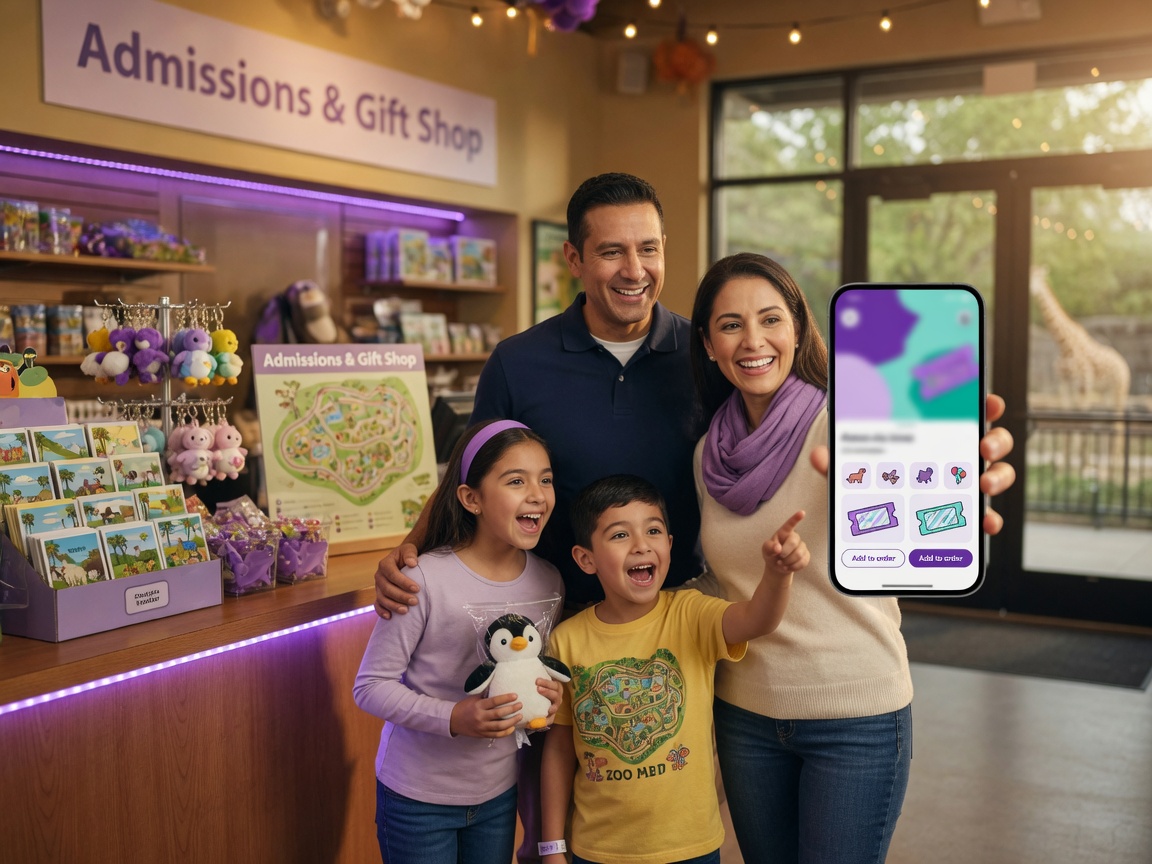 Cart add-ons for tours, gifts, and adopt-an-animal