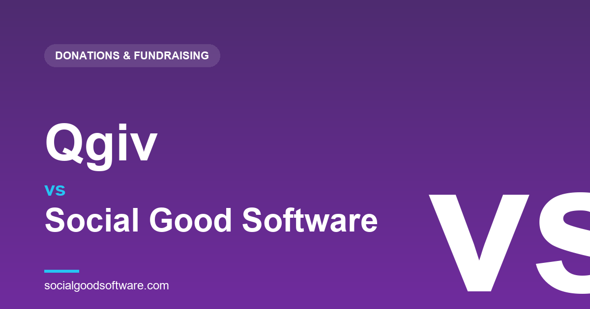 Qgiv vs Social Good Software: Events and Auctions, or Giving on the Altru Record?